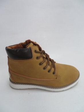 Botki chłopięce ocieplane (32-37) F811 BROWN