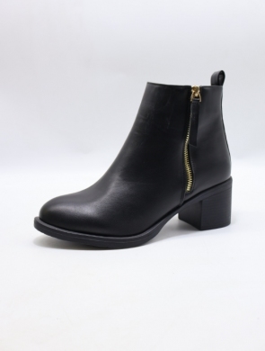 Botki damskie ocieplane na obcasie (36-41) JD2317-2 BL/PU