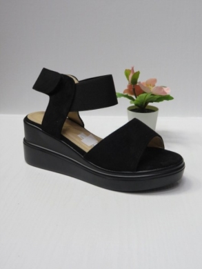 Sandały damskie na koturnie (36-41) B-9063 BLACK