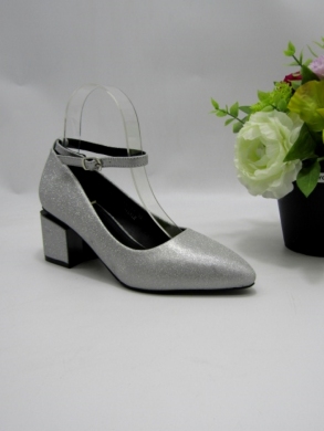 Sandały damskie na obcasie (36-41) XCM01 SILVER