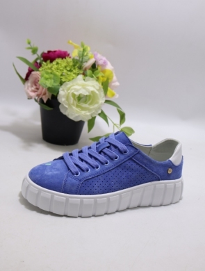 Buty sportowe damskie na płaskim (37-41) TH007 SKO BLUE