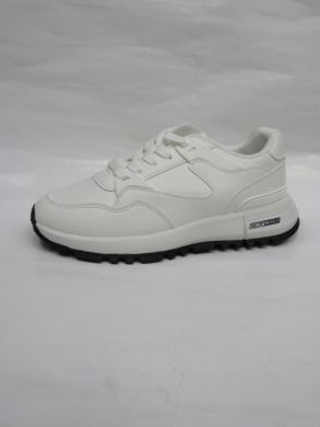 Buty sportowe damskie na płaskim (36-41) D2232 WHITE