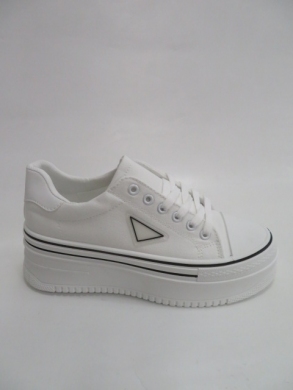 Trampki damskie na koturnie (36-41) AB972 WHITE