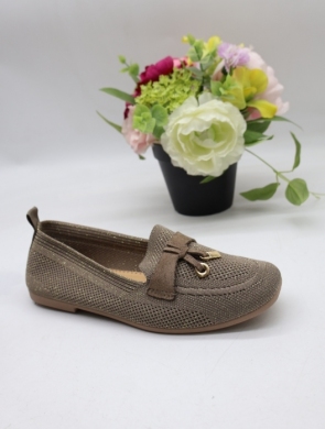 Mokasyny damskie na płaskim (36-41) BK300 TAUPE
