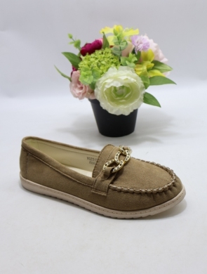 Mokasyny damskie na płaskim (36-41) XYG2312-6 KHAKI