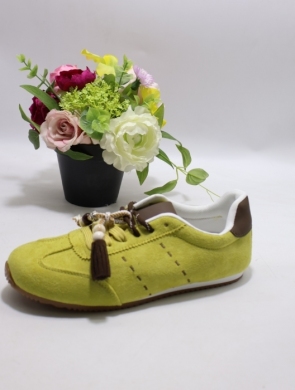 Buty sportowe damskie na płaskim (36-41) EV-519 YELLOW