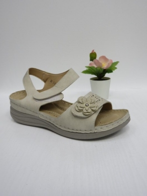 Sandały damskie na koturnie (36-41) HU509 BEIGE