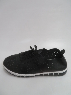 Tenisówki damskie na płaskim (36-41) AJH1002-1 BLACK
