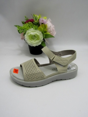 Sandały damskie na płaskim (36-41) T82001 BEIGE