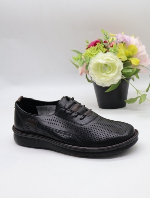 Półbuty damskie na płaskim (36-42) 6772 BLACK