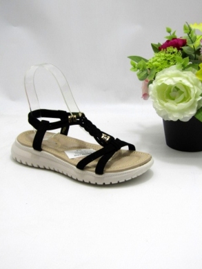 Sandały damskie na płaskim (36-41) FY7066 BLACK