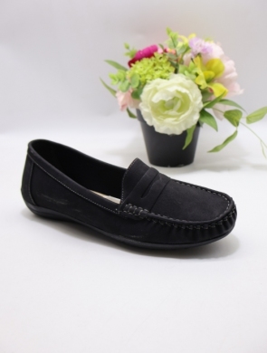 Mokasyny damskie na płaskim (36-41) YEHJ-273 BLACK