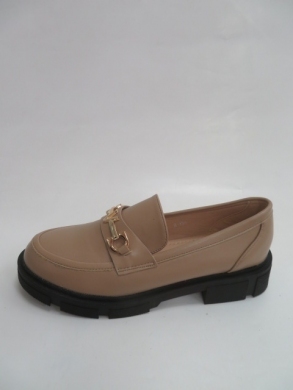 Mokasyny damskie na płaskim (36-41) W198 KHAKI