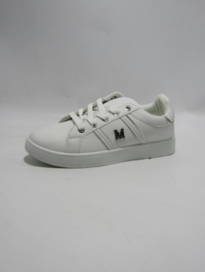 Buty sportowe damskie na płaskim (36-41) DD-320 WH/SILVER