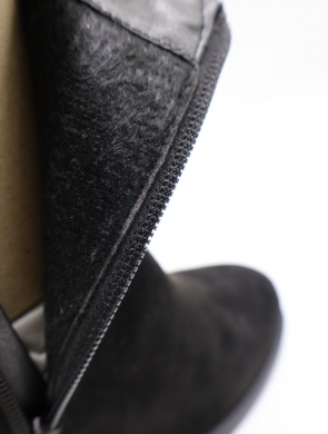 Botki damskie ocieplane na obcasie (36-41) BM77 BLACK