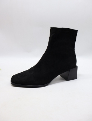 Botki damskie na obcasie (36-41) 9569A-1 BLACK