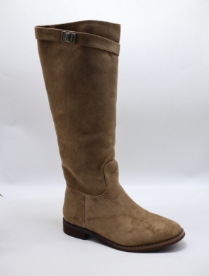 Kozaki damskie ocieplane na płaskim (36-41) 88-2 KHAKI