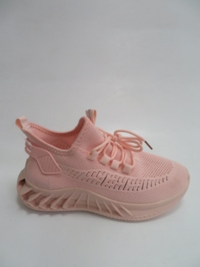 Buty sportowe damskie na płaskim (36-41) 2153-6 PINK