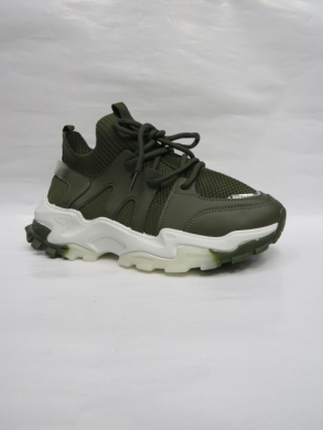 Buty sportowe damskie na płaskim (36-41) A28 GREEN