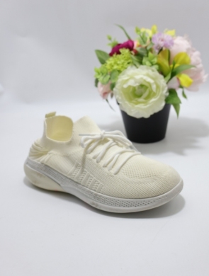 Buty sportowe damskie na płaskim (36-41) X4045 BEIGE