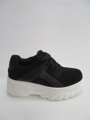 Sneakersy damskie niskie (36-41) 7919-Y BLACK