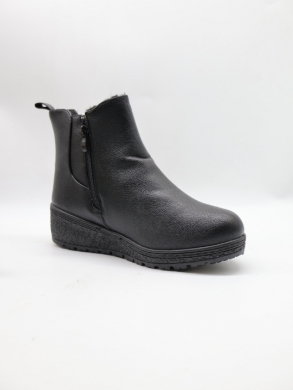 Botki damskie ocieplane na koturnie (36-41) BG04A-1