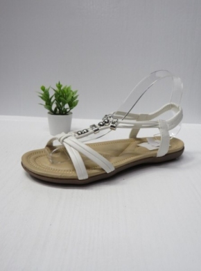 Sandały damskie na płaskim (36-41) 858-18 WHITE