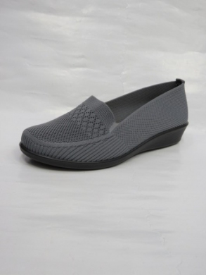 Mokasyny damskie na koturnie (39-43) DTB3-6 GREY