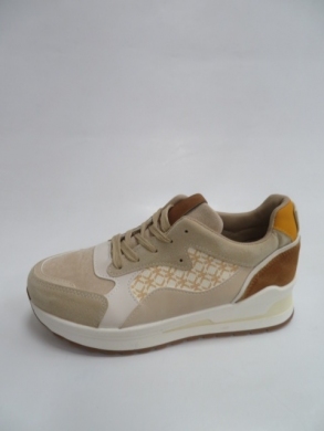 Sneakersy damskie niskie (36-41) 8722-SP BEIGE