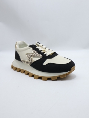 Buty sportowe damskie na płaskim (36-41) C3040 BLACK
