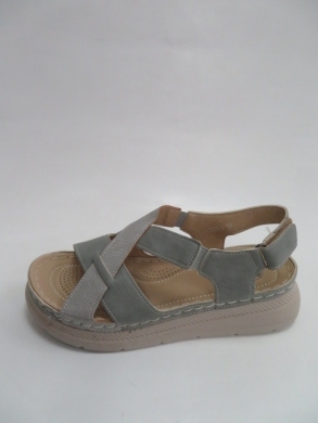 Sandały damskie na koturnie (36-41) T21-1 GREY