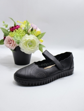 Półbuty damskie na płaskim (36-41) YEHJ-310 BLACK/SKORA