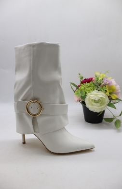 Kozaki damskie na szpilce (36-41) X8435 WHITE