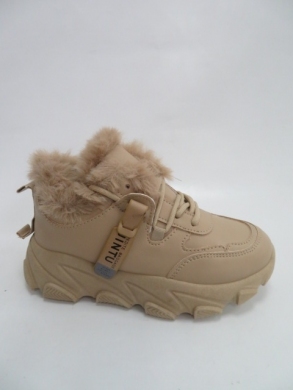 Sneakersy damskie ocieplane niskie (36-41) 109 KHAKI