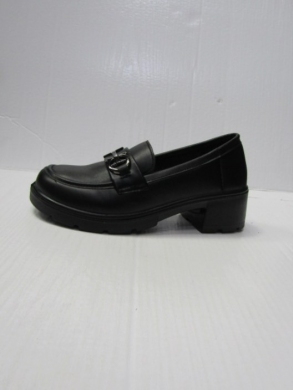 Mokasyny damskie na koturnie (36-41) LP8801 BLACK/PU
