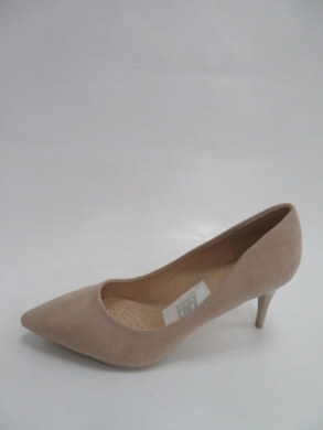 Czółenki damskie na szpilce (36-41) 111-6 BEIGE