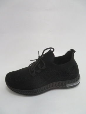 Buty sportowe damskie na płaskim (37-42) N1521 BLACK