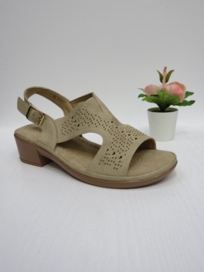 Sandały damskie na obcasie (36-41) HU507 KHAKI