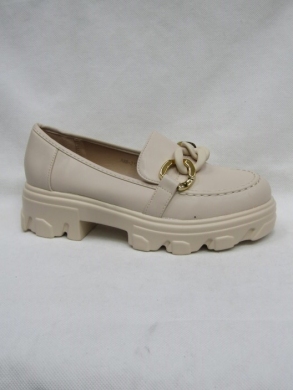 Mokasyny damskie na płaskim (36-41) 888-212 BEIGE