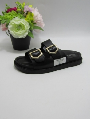 Klapki damskie na płaskim (36-41) 5111 BLACK