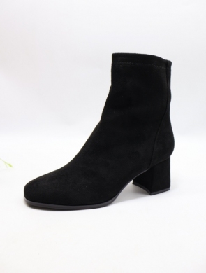 Botki damskie na obcasie (36-41) 9272-GA BLACK