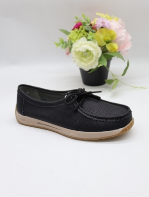 Mokasyny damskie na płaskim (36-41) 8018 BLACK