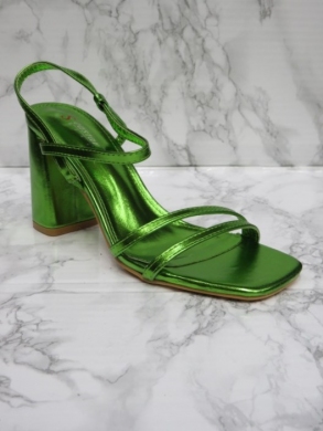 Sandały damskie na obcasie (36-41) LE100 GREEN