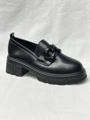 Mokasyny damskie na płaskim (36-41) 3251 BLACK