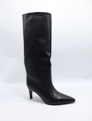 Kozaki damskie na szpilce (36-41) K627 BLACK