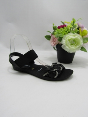 Sandały damskie na płaskim (36-41) C808-1 BLACK