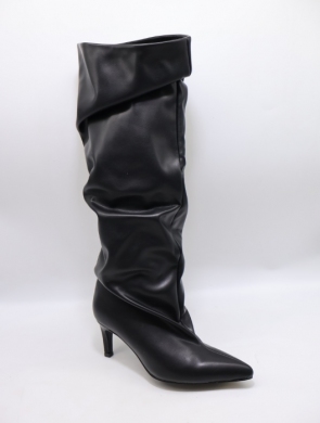Kozaki damskie na szpilce (36-41) 57172 BLACK