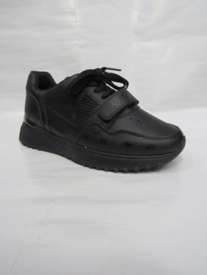 Buty sportowe damskie na płaskim (36-41) 5802-21 BLACK