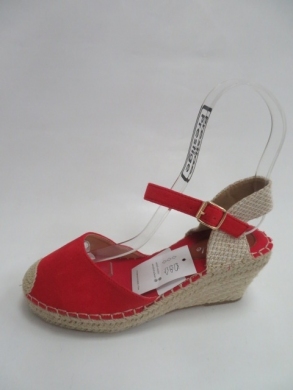 Sandały damskie na koturnie (36-41) Q737 RED