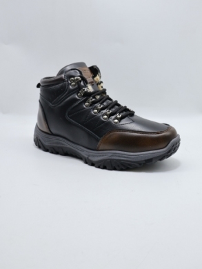 Botki męskie ocieplane (41-46) 991-2 BL/BROWN